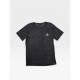 Adidas Performance T-Shirt Black Melange with White Logo